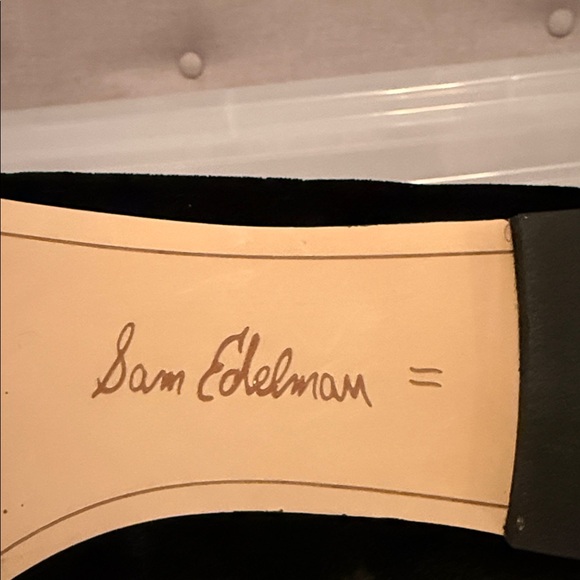 NWOT Sam Edelman lRexley Velvet Ballet Flat w/ Crystal Celestial Embellishments - Picture 11 of 14